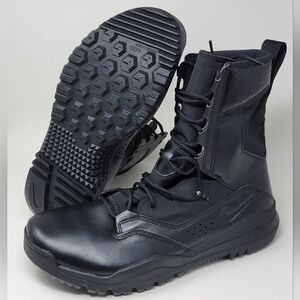 Nike SFB Field 2 8" Triple Black Leather AO7507-001 Military Men's Size 14 New